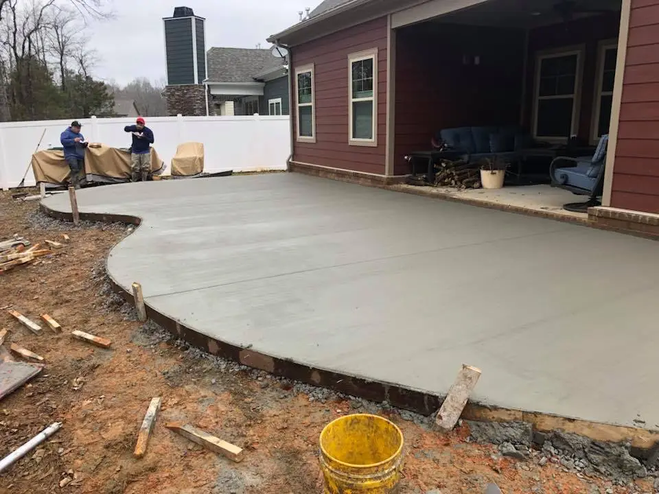 Concrete patio Manhattan KS