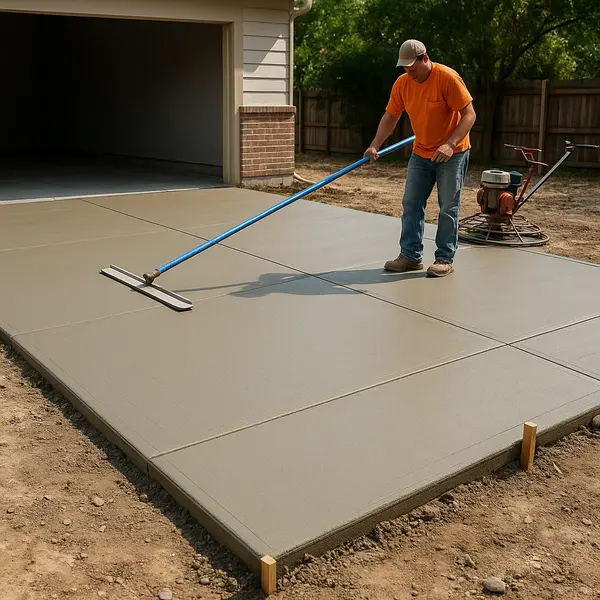 Residential concrete polishing